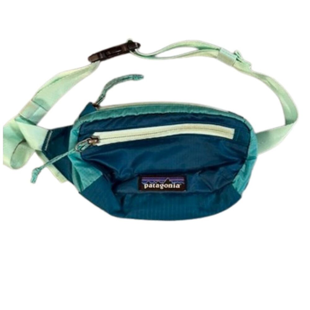 Patagonia Lightweight Travel Mini Hip Pack Teal Fanny Waist Bag 49446 NWOT